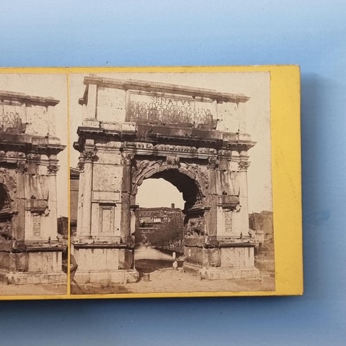 Rome stereoview italy c1870 - stereoview,
