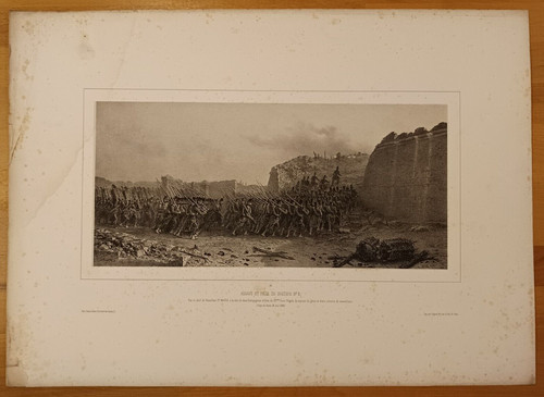 Gravure militaria italie - gravure, 1849
