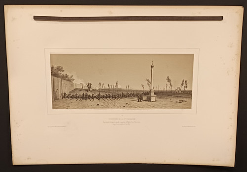 Gravure militaria italie 1849 - gravure,