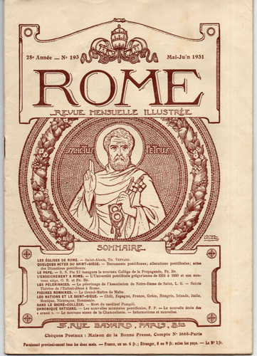 Revue rome 1931 193 - rome,