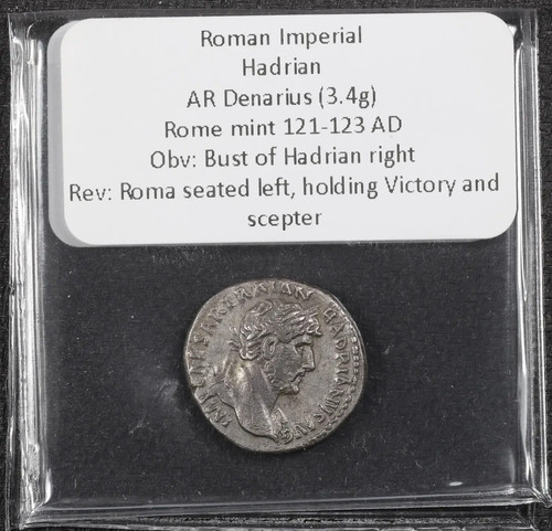 Adriano denario roma - adriano,