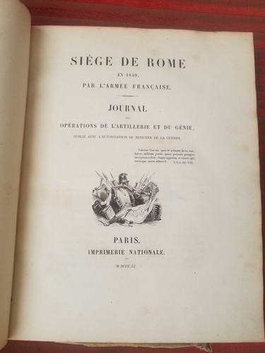 Militaria siege rome 1849 - de,