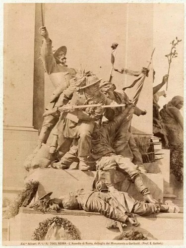 Roma statue garibaldi the - of,